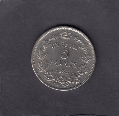 Beschrijving: 5 Francs fr ALBERT